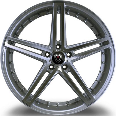 4 Wheels 22'' M5334 22x10.5 5x112 Silver 40ET 66.56CB (533422105511240SP)