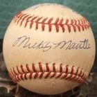 1951 - Mickey Mantle - Autographed Baseball - Beautiful High Quality Replica