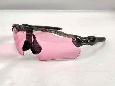 [OO9208 ] WOMens Oakley Radar EV Path Transparent grey Pink Polarized Sunglasses