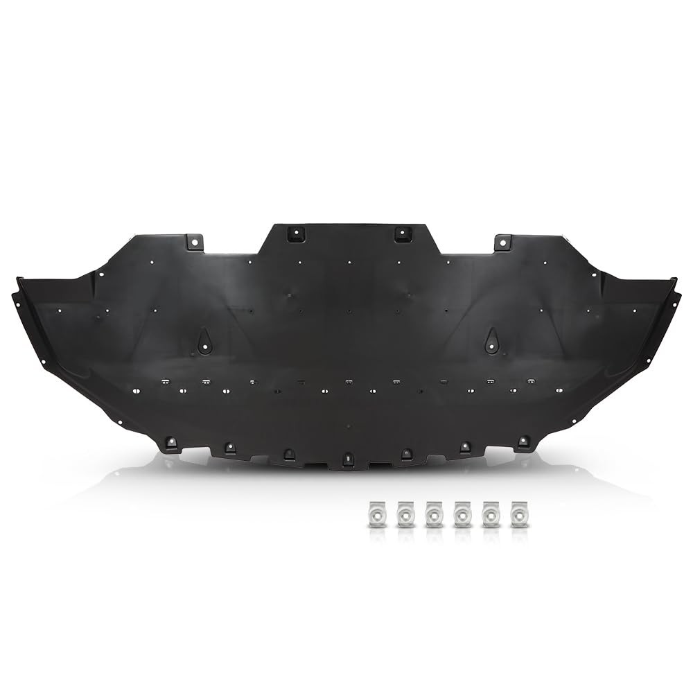 Front Engine Splash Shield Fit Ford Mustang 2018-2022 Black