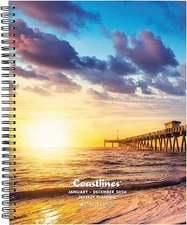 Day-Timer Beautiful Coastlines 2026 2-Page-Per-Week Refill, Size 5, 8 1/2" x 11