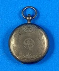 Civil War Watch Case Coin Silver with 2nd Corps Trefoil on Cover (No Works)