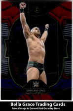 2023 Panini Select WWE Giovanni Vinci #42 Smack Down Red & Blue