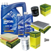 Mann Inspektionspaket 7L Mannol Special Plus 10W-30 FüR Audi A6 2.4 2.8 Quattro