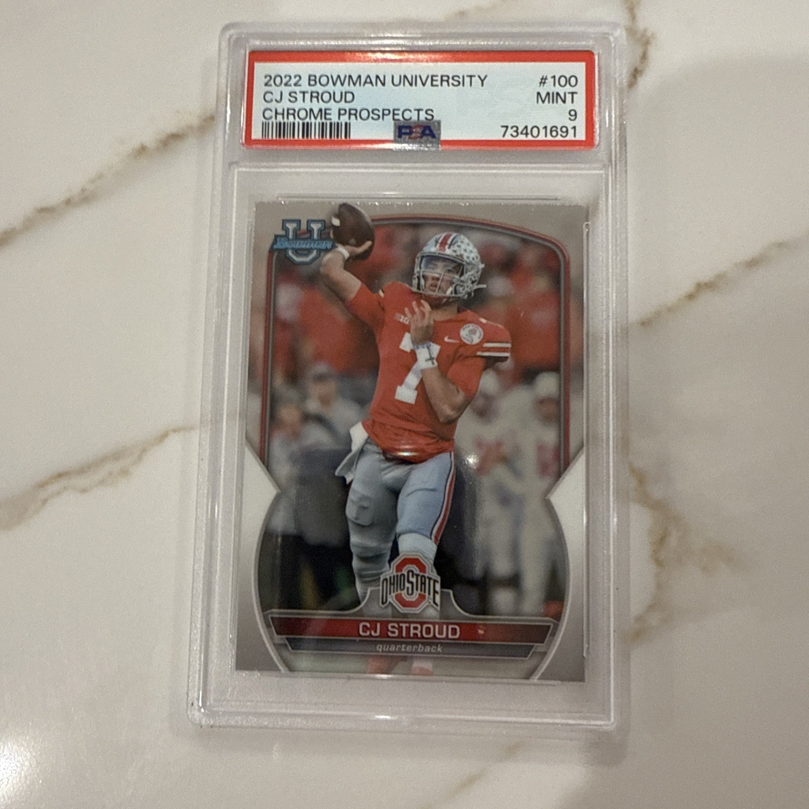 2022 Bowman University Chrome - C.J. Stroud #100 (RC)