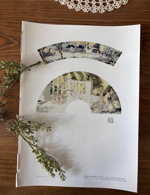 The Studio George Sheringham  The Runaway Faun   The Fountain  Print Ephemera  