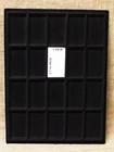 Inserts of "Riker" Style Display Case - 12"x16" Black, 20 Pockets - Package of 2