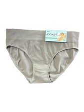 Jockey Seamless Bikini Briefs in Taupe size Large