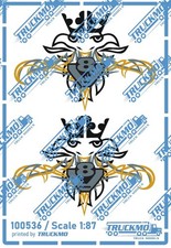 TRUCKMO Decals Scania Greif Dekor Heck 100536  1:87 Herpa Modelle