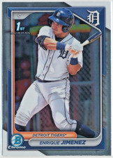 2024 Bowman Baseball - Enrique Jimenez - Detroit Tigers - 1st Chrome - #BCP-31