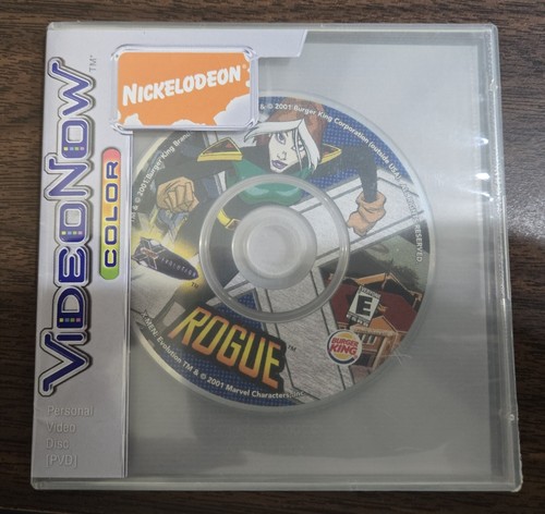 Rogue Videonow color disc Burger King Nickelodeon X Men in original case