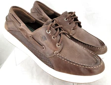 Sperry Top-Sider STS14940 Game Fish Leather 3-Eye Boat Loafer Shoes Men's US 13M