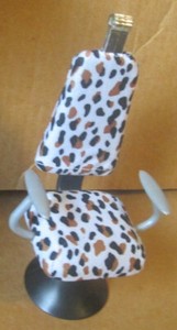 Bratz Barbie Doll Stylin Salon Leopard Swivel CHAIR Furniture MISSING head piece