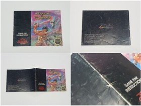 Wizards & Warriors Authentic Original NES Nintendo Manual Only
