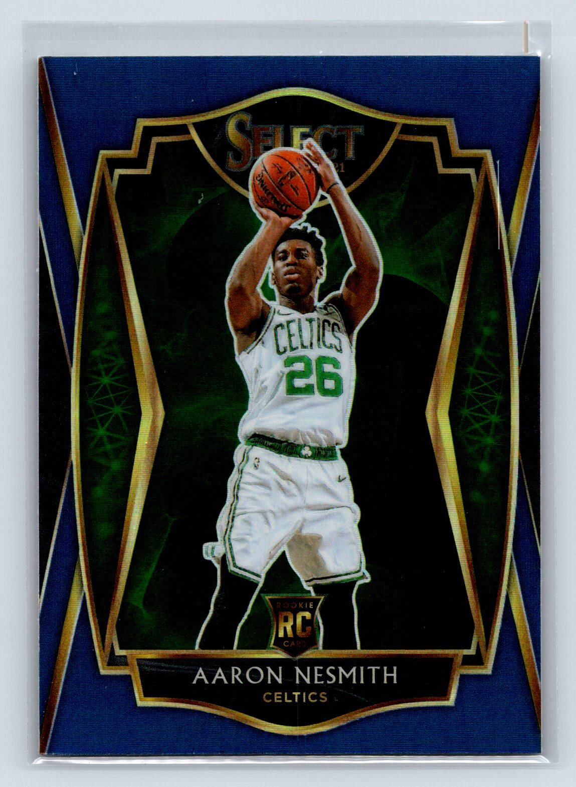 Aaron Nesmith 2020-21 Panini Select #190 Blue Prizm Boston Celtics 2-15