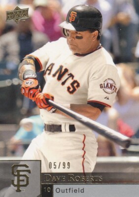 DAVE ROBERTS /99 UPPER DECK UD GOLD SAN FRANCISCO GIANTS #842 2009 09
