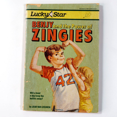 Benjy and the Power of Zingies, Childrens Book, Paperback, Jean Van Leeuwen 1987