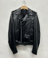 Comme des Garcons CDG Homme Plus AW15 Wolf Decal Biker Jacket Size S