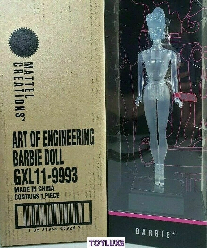 Mattel Creations BARBIE Doll ART of ENGINEERING Clearly Her Element  Anniversary | eBay