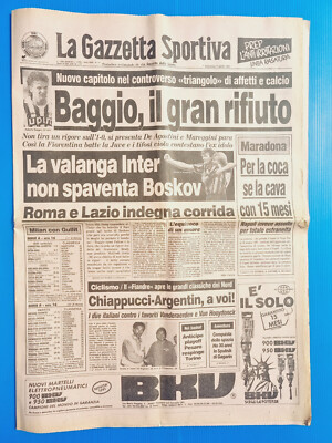 6 Aprile 1991: Roberto Baggio e la sciarpa della Fiorentina - Gli Eroi