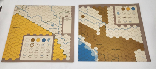 The Conquerors: The Macedonians and The Romans from SPI punched 1977 - Picture 11 of 19