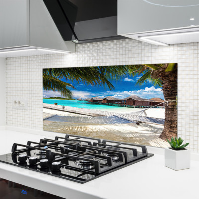 Crédence de cuisine en verre Panneau 120x60 Paysage Mer Plage