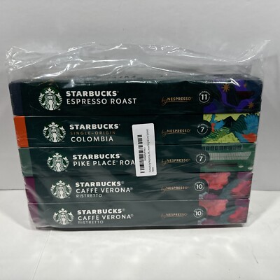 Starbucks by Nespresso - Intense Variety Pack (50-count single serve capsules)
