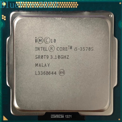 3rd Gen Intel Core I5-3570s LGA1155 CPU Processor 3.1GHz SR0T9 6MB Quad Core 65W