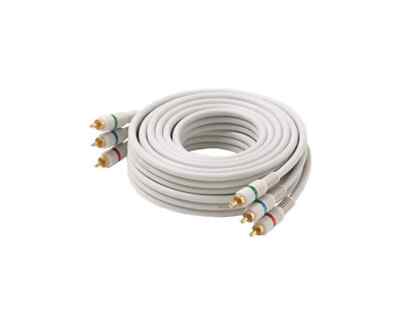 Steren COMPONENT VIDEO CABLES. Condition is New 3ft,6ft,12ft,25ft,50ft.