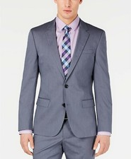 Hugo Boss Men's Slim Fit Stretch Henry Vertical Stripe Sport Coat 44 R yde2020