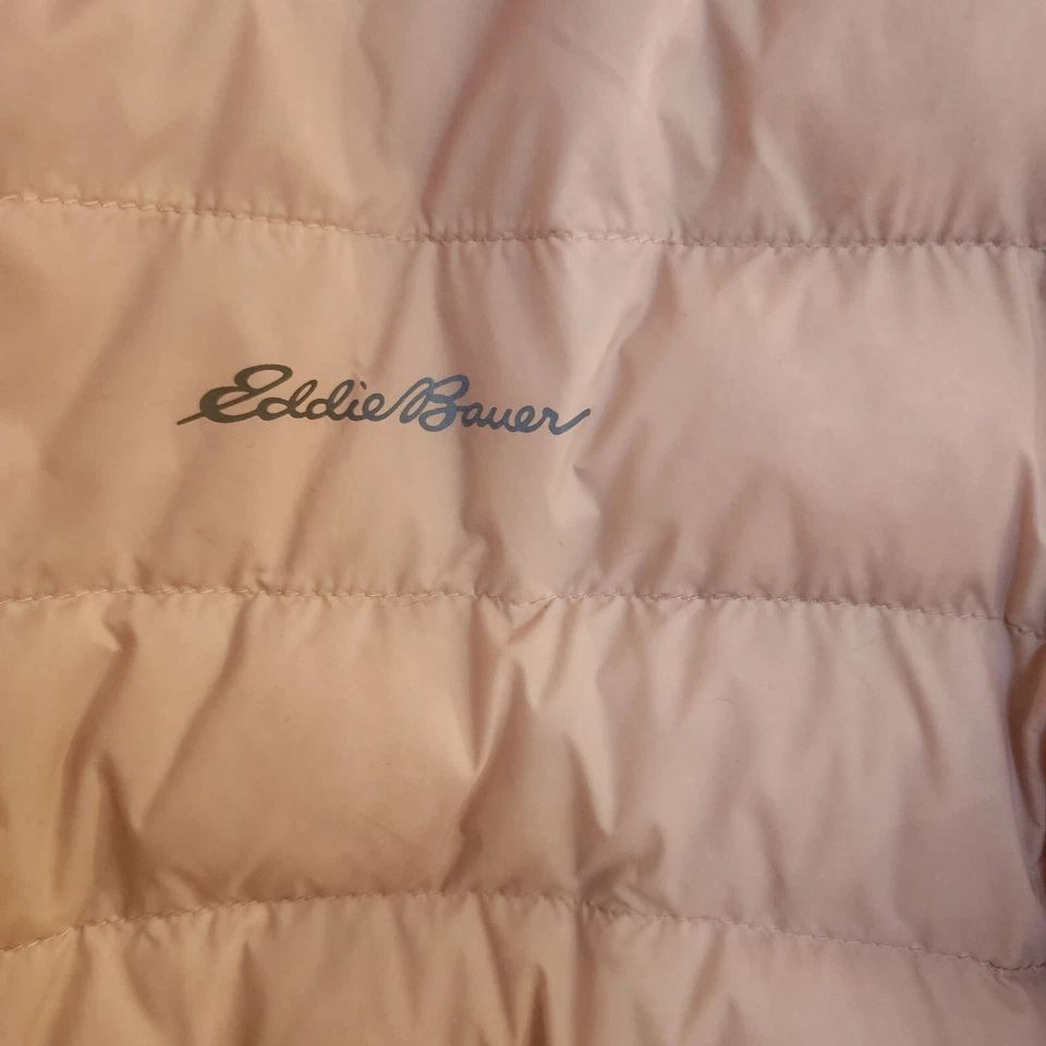 Abrigo Chaqueta Eddie Bauer Niñas Reversible Plumón Rosa Claro Niños Talla M (10/12) Foto 2 de 4