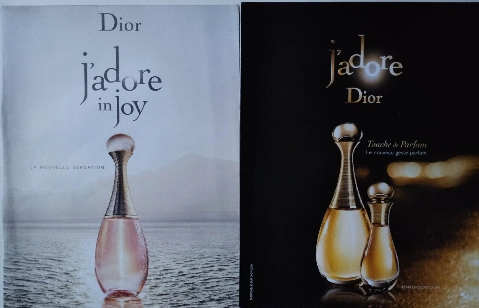 Publicité vintage imprimée J'adore Dior !! 