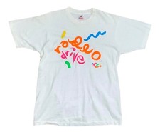 Vintage Rodeo Drive Colorful T Shirt Size L