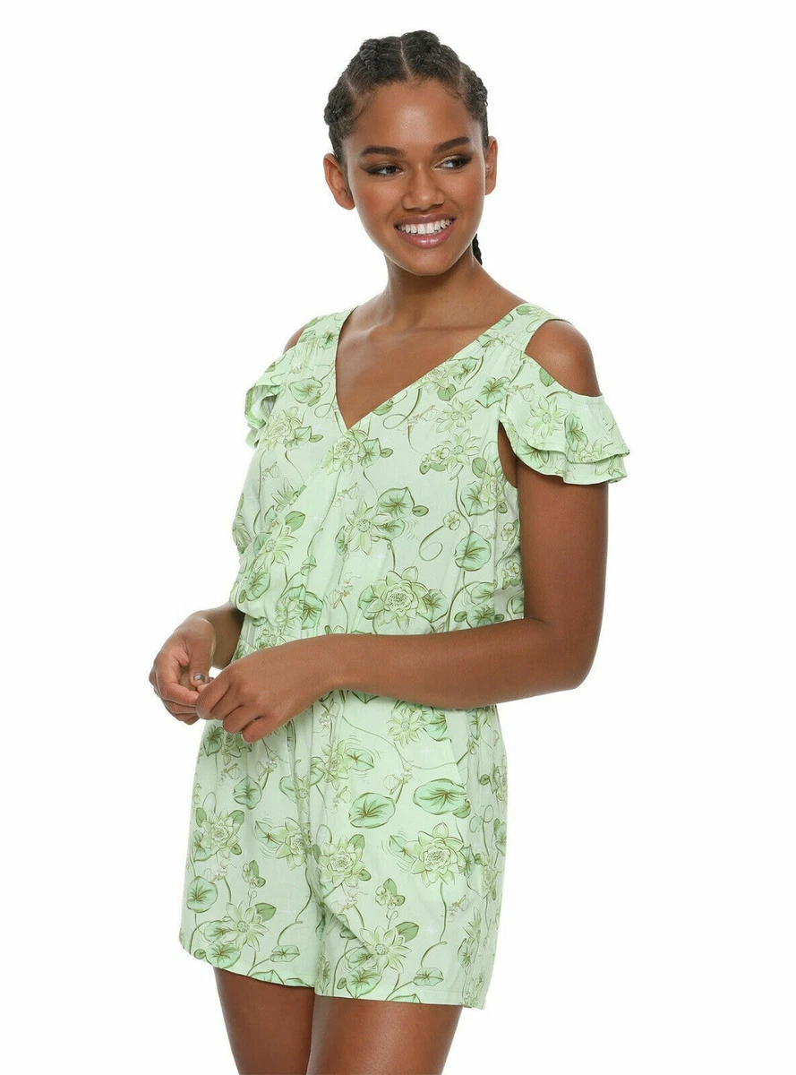 Cold shoulder romper dress 2025