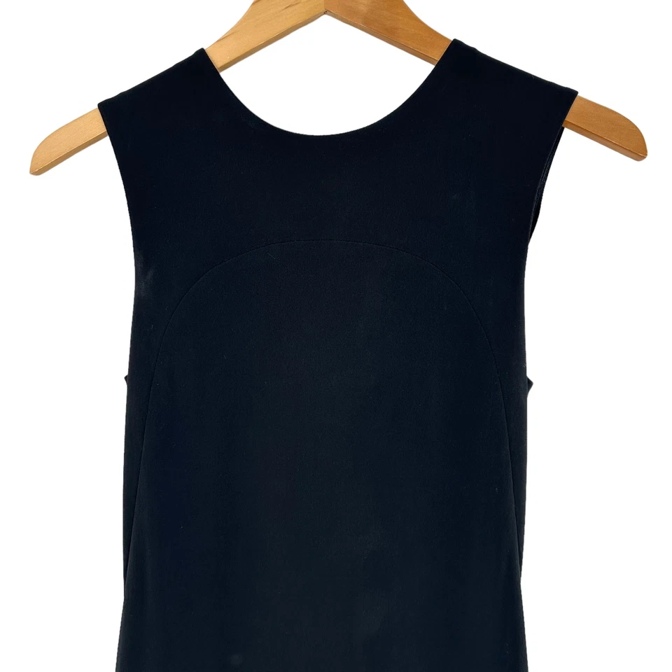 LIDA BADAY 黑色球衣和亮片无袖鸡尾酒礼服,尺寸 S — 第 3/4 张图片