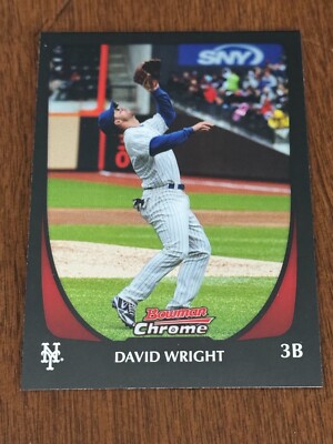 2011 Bowman Chrome - #100 David Wright New York Mets