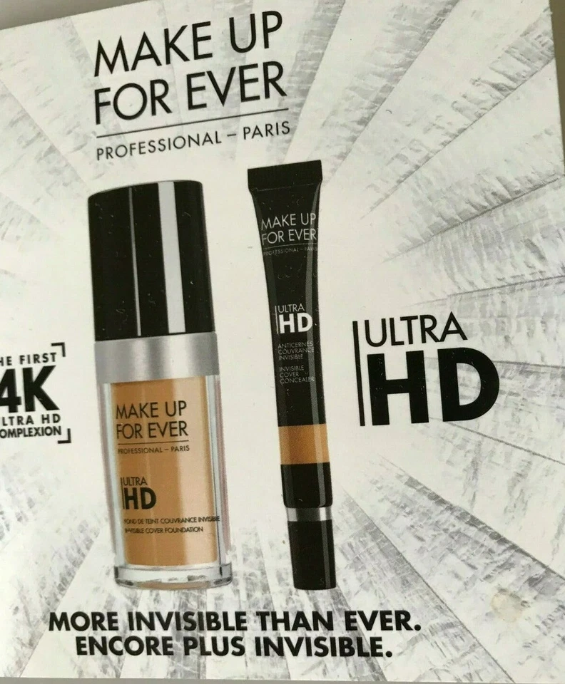MAKE UP FOR EVER Ultra HD Fluid Foundation Sample Card 4  - Image 2 of 4