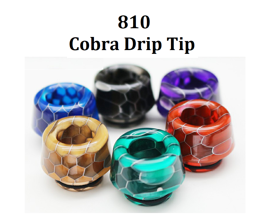 Voopoo Drag 2 Tank 810 COBRA C3 Drip Tips