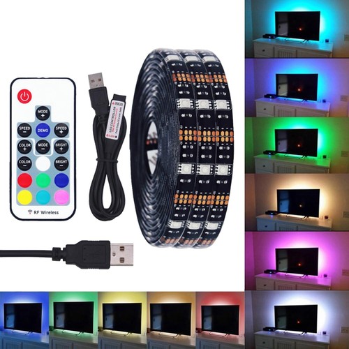 Bande LED RGB Pour TV - Rétroéclairage Bluetooth, Contrôlée Par APP - 5050, 1 à 4 Mètres, USB
