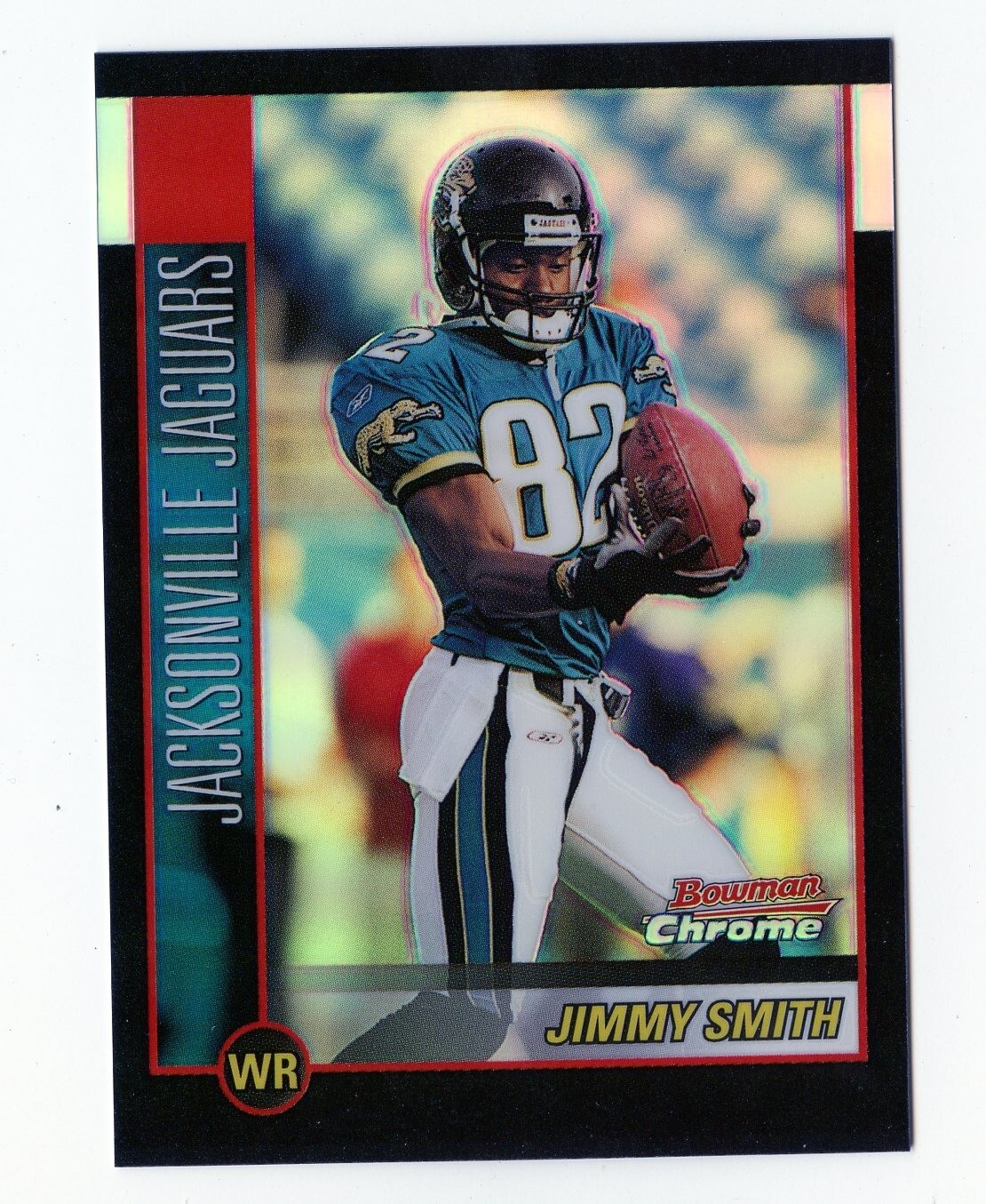 H486 JIMMY SMITH 2002 BOWMAN CHROME REFRACTOR 194/500 #69 JAGUARS RARE SP
