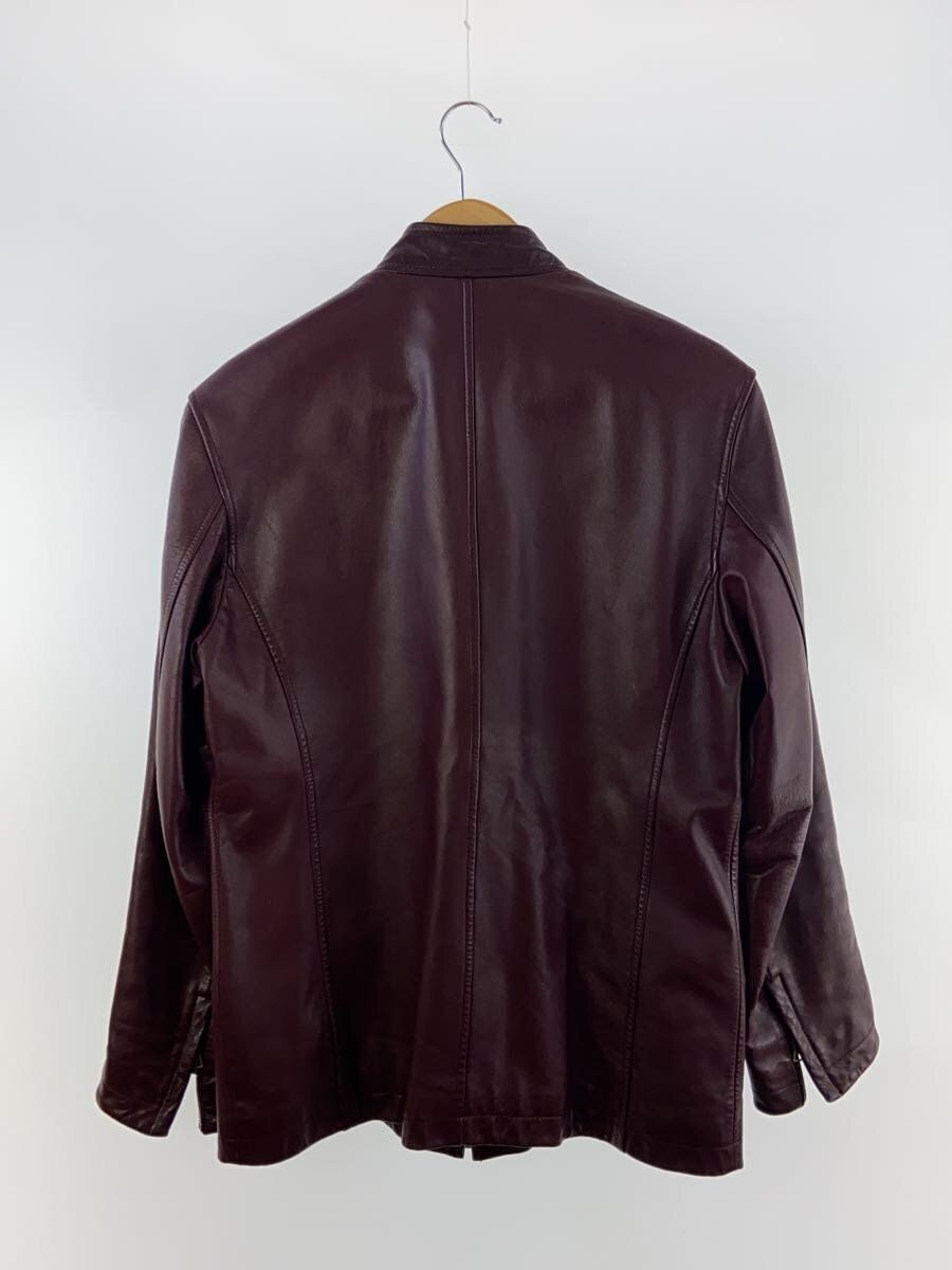 yu　Paul Smith 14ss leather riders Paul Smith Biker Jacket Single Riders M Cowhide Bordeaux
