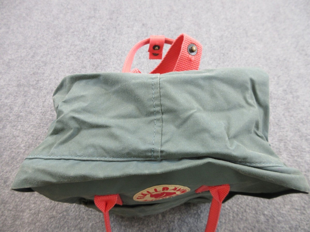 Fjallraven Kanken Sling Mini Backpack Frost Green Coral Pink 