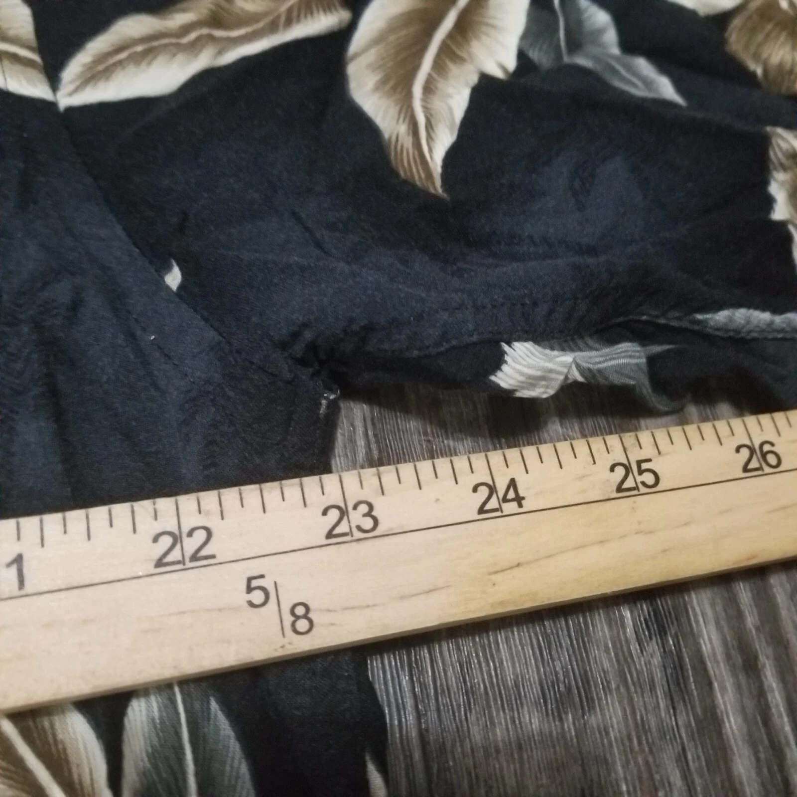 Campia Moda Hawaiian Shirt Short Sleeve Button Down Blue Size Large Rayon