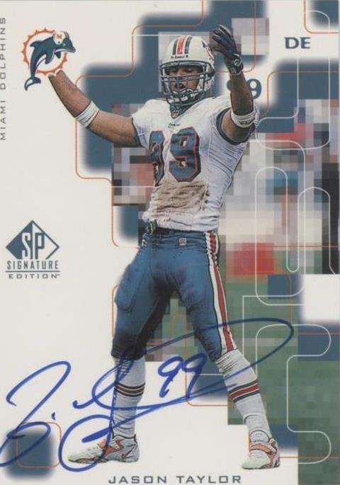 1999 SP Signature Edition Jason Taylor #JT - 1 of 2