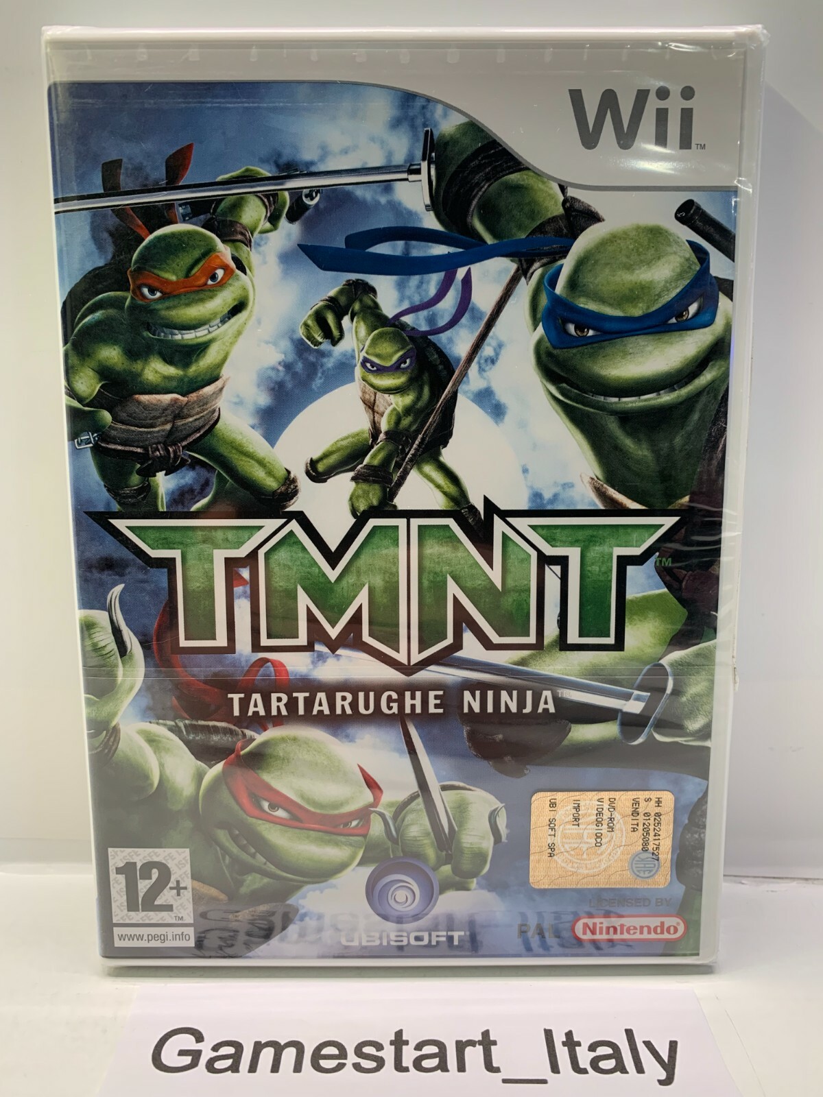 TMNT TARTARUGHE NINJA - NINTENDO WII - GIOCO NUOVO SIGILLATO PAL NEW SEALED
