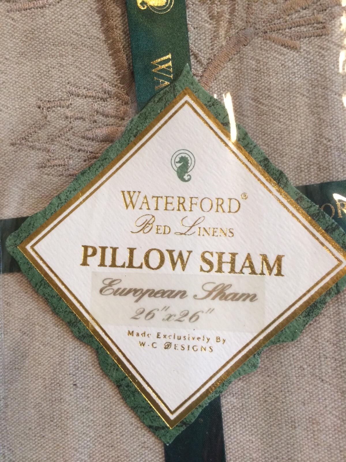 Pillow Sham 26 x 26 Lismore Waterford European Linens NEW B3R eBay