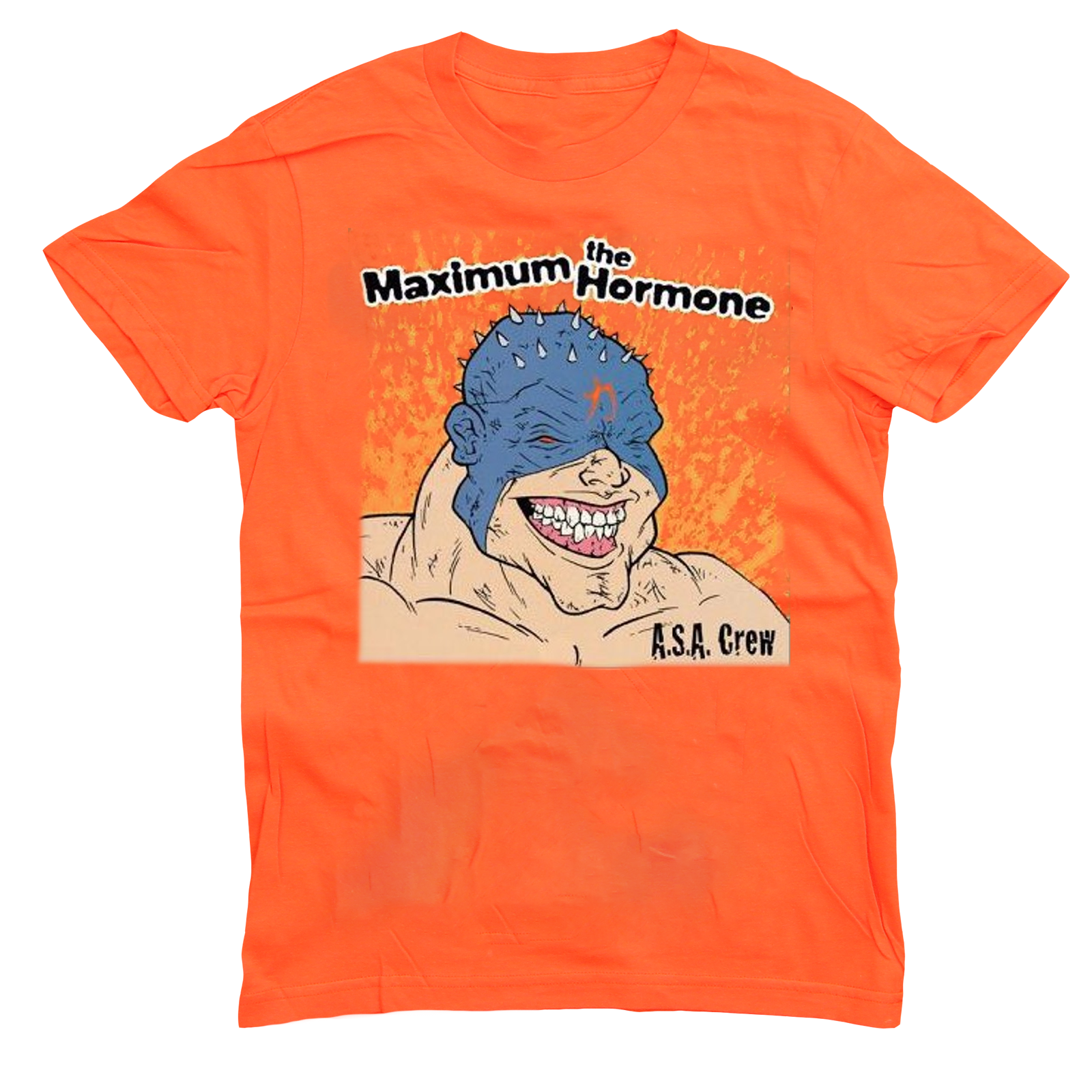 Rare MAXIMUM THE HORMONE Album Band Gift for Fan S to 5XL Orange T-shirt