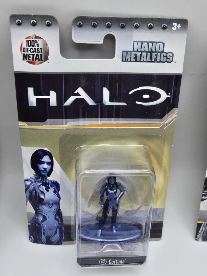 Lote de 12 figuras coleccionables de metal fundido a presión Halo Nano Metalfigs  Foto 3 de 4