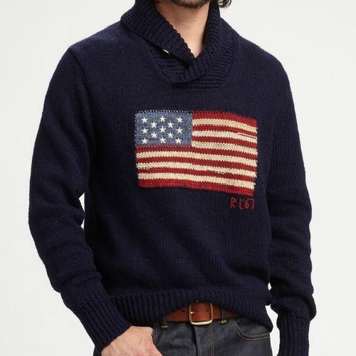 Polo Ralph Lauren Large Navy Sweater 