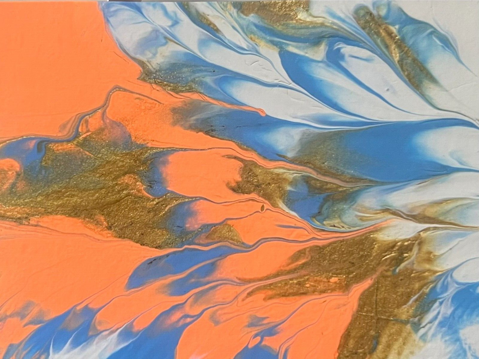 ACEO Original Art Card 2.5 x 3.5 Abstract PaintingsTrendy Unique One of